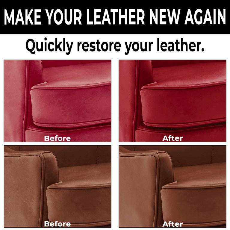 Leather Color Restorer Dark Gray Repair & Recolor Furniture Couch