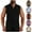 Black, variant on GERsome Men's Tank Tops Sleeveless Button Down Beach Tank Shirts Solid Color Muscle T Shirts Vest with Pockets M-3XL
