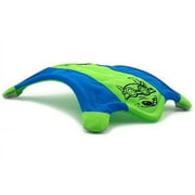 Chuckit! Flying Squirrel Canvas Fetch Disc Dog Toy, Large 11 for Breeds 60 lb+, Pack of 1, Orange and Blue