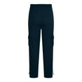 thumbnail image 5 of qolati Men's Fleece Cargo Sweatpants Open Bottom Stretch Elastic Waist Baggy Joggers Casual Loose Fit Athletic Drawstring Workout Gym Pants, 5 of 6