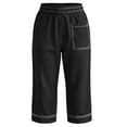 thumbnail image 7 of LEKODE Capri Pants Breathable Pants Women Running Pants Women Fashion Pants for Women Comfy Pants Women Sweatpants Women Golf Pants Travel Pants Women Black L, 7 of 7