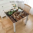 thumbnail image 2 of nygtbtfer Tablecloths for , Rustic Floral Table Covers Disposable Plastic Rectangular Table Cloth for Bride Wedding Engagement Party,, 2 of 7