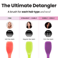 thumbnail image 7 of Tangle Teezer Essential Detangler Brush for Wet & Dry Hair, Neon Green, 7 of 7