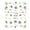 1#, variant on UDIYO Nail Sticker Chinese Style Exquisite Pattern Paper Colorful Fingernail Decal DIY Nail Art Ornament Beauty Accessories