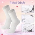 thumbnail image 4 of Holzlrgus 10 Pack Women's Turn Cuff Socks Women Bobby Socks Crew Socks 50s Costumes for Women, 4 of 7