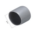 thumbnail image 3 of 30Pcs Round Rubber End Caps 30mm Grey Vinyl Bolt Cover Screw Thread Protector, 3 of 5