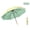 E, variant on Premium Windproof Umbrella with UPF50+ Sun Protection and Waterproof PVC Canopy 37.4 Inch Compact Fold Wood Handle