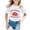 C1-White444, variant on Hihipz Toddler Girls T-Shirt Vintage Strawberry Print Short Sleeve Crewneck Soft Casual Graphic Daily Tee