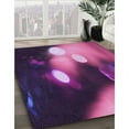 thumbnail image 3 of Ahgly Company Machine Washable Indoor Square Transitional Orchid Purple Area Rugs, 6' Square, 3 of 7