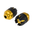 thumbnail image 1 of 14mm Motorcycle Slider Frame Aluminum Alloy Plastic Wheel Fairing Protection Crash Pad Protector Guard 50mm 70mm Gold Tone 2 Pcs, 1 of 7