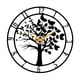 thumbnail image 5 of Reloj de pared grande decorativo para decoración del hogar, dormitorio, aula, sala de estar. Negro, 5 of 9