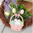 thumbnail image 4 of Easter Wreaths for Front Door Cartoon Rabbit Shape Hand Woven Simulation Wreath Outdoor Home Door Hanging Decor, 4 of 9
