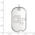 thumbnail image 2 of 14k White Gold LogoArt Georgia Institute of Technology G-T Large Dog Tag Pendant Q4W022GT, 2 of 4