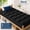 Black, variant on Twin XL Down Feather Pillow Top Mattress Topper for College Dorm
