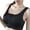 Black, variant on IROINNID Reduced Sports Bras for Women Yoga Bra Sports Underwear Yoga Fitness Workout Bra Running Padded Tops Vest,White