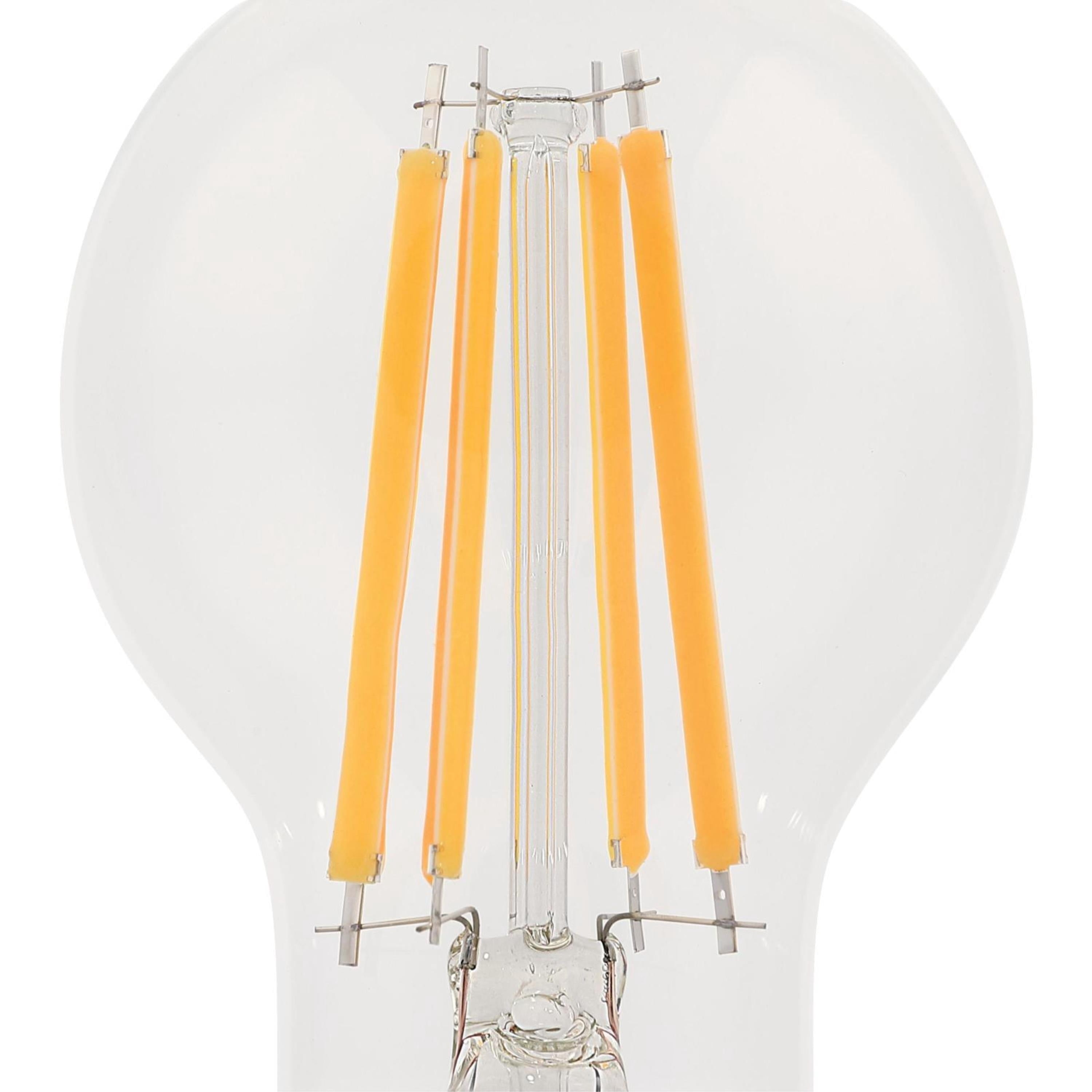 Westinghouse Lighting 5259020 8 Watt (75 Watt Equivalent) A19 Dimmable Clear Filament LED Light Bulb, Medium Base, 6 Pack