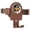 Brown, variant on Hzzsbu Cartoon Bear Air Vent Phone Holder for Car, Bear Pilot Car Phone Mount, Vehicle Cell Phone Mount Cradle with Adjustable Clip