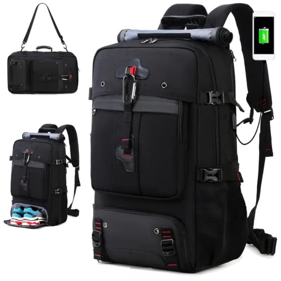 New large capacity shoulder bag men's outdoor expandable travel boarding backpack backpack travel large Luggage bag