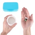 thumbnail image 4 of Unique Bargains 6 Grids Single Layer Pill Box with Individual Compartments Light Blue, 4 of 6