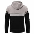 thumbnail image 5 of YueHuiYing Men Casual Fashion Zipper Cardigan Stand-up Collar Pocket Elasticity Sweater Base Layer Knit Long Sleeve Sweater, 5 of 6