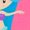 Hot Pink, variant on Inktastic Cute Mermaid, Blue Hair, Little Mermaid, Crown Girls Long Sleeve Toddler T-Shirt