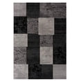 thumbnail image 4 of 2' X 3' Gray and Black Geometric Washable Non Skid Area Rug, 4 of 6