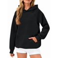 thumbnail image 1 of Womens Oversized Hoodies Waffle Sweatshirts Fall Fashion Pullover Sweaters Winter Clothes, 1 of 9