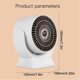 thumbnail image 2 of Fan Heater, 800W Space Heater, Electric Heater, Fan Heater, Overheat Protection & Anti-Tilt, Electric Heater for Office, Bedroom, 2 of 4