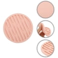 thumbnail image 3 of Unique Bargains 1 Set Water-repellent Stripes Drink Coaster Pink Silicone, 3 of 5