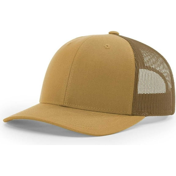 Richardson 112 Snapback Trucker Caps - Amber Gold