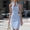 Sky Blue, variant on Morttic Women's Sleeveless Halter Midi Dress – Keyhole Cutout , Bodycon Slim Fit, Solid Color Back Zipper Dress White,S
