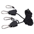 thumbnail image 3 of 2PCS 1/8in Grow Light Rope Hanger Adjustable Heavy Duty Rope Clip Hanger High Strength Rope Hanger, 3 of 14