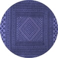 thumbnail image 1 of Ahgly Company Indoor Round Persian Blue Traditional Area Rugs, 6' Round, 1 of 4