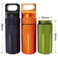 thumbnail image 1 of Bouteilles Etanches en Aluminium,étanche Capsule Joint Bouteille Pilule Bo?te de Survie Conteneur Pilules De Stockage Bouteille,Bo?te Etanche EDC, ZefeiWu 8390606854445, 1 of 1