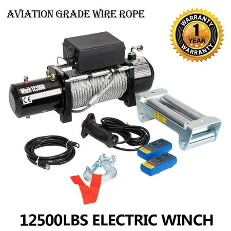 50 Self Recovery Winch - Ktaxon Classic 12500lbs 12V Electric Recovery Winch Truck SUV Wireless Remote