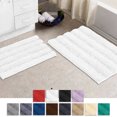 thumbnail image 1 of Alfombras de baño Fuzzy Chenille antideslizantes, alfombras de baño, alfombras de baño a rayas extrasuaves y absorbentes para interior/cocina. LuxUrux  tapetes para baño, 1 of 1