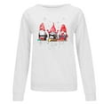 thumbnail image 4 of Nouveaux Hauts pour Femmes 2023 Chemises d'Été Col Rond Manches Longues Hauts Blouse Imprimée Coupe Décontractée Chandail en Molleton Oversize pour Femmes, 4 of 6