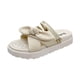 thumbnail image 2 of Sandalias de playa con chanclas cómodas con suela blanda y plataforma con nudo de lazo Wmkox8yii  nm9244, 2 of 4