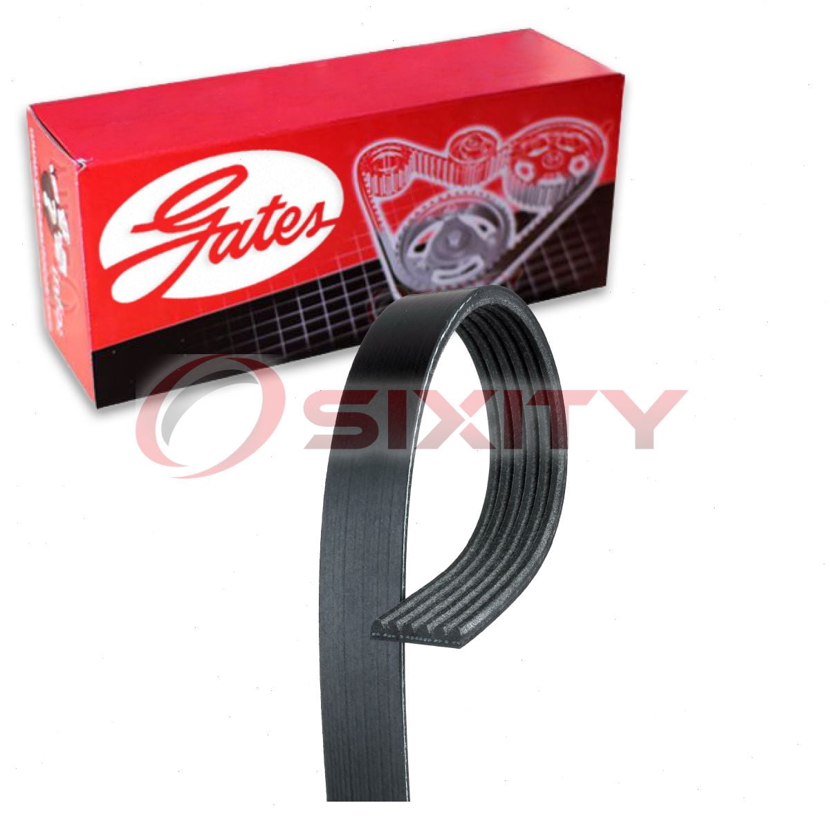 Gates 6PK1890 Serpentine Belt Fits select: 1998-2002 TOYOTA COROLLA, 2000-2002 TOYOTA CELICA