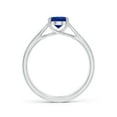 thumbnail image 2 of Angara Natural 1.55 Ct. Blue Sapphire Solitaire Ring in Sterling Silver for Women (Ring Size: 5.5), 2 of 9