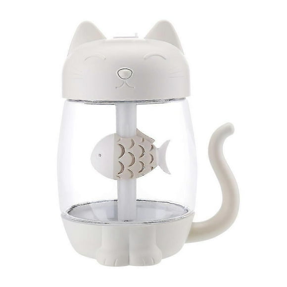 Humidificador de vapor frío Cat 3 en 1, con modo de agua nebulizada de polímero, apagado automático, para bebés y 6 luces LED de colores.