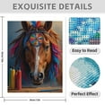 thumbnail image 3 of Diamond Art Kit for Adults, Colorful Horse Dreamcatcher Art Diamond Painting for Adults Beginners, 5D DIY Diamond Art Painting Kits, Colorful Diamond Painting Craft for Home Decor 12x16, 3 of 7