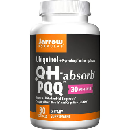 Jarrow Formulas Ubiquinol Plus Pyrroloquinoline Quinone, Supports Heart Health and Cognitive Function, 30