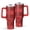 Red-2, variant on Christmas 40oz Tumbler– Stainless Steel Insulated Tumbler with Handle and Straw, Large Capacity Travel Cup for Hot & Cold Drinks