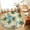 Yellow, variant on Round Area Rugs 3.3Ft, Tropical Plant Non-Slip Washable Circle Rugs Carpet, Summer Watercolor Boho Green Palm Trees Indoor Outdoor Rug Floor Mats Throw Runner for Bedroom Living Room Bathroom