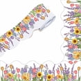 thumbnail image 3 of 1 Roll Bulletin Board Border Floral Bulletin Border Tulip Flower Trim Border for School Classroom Blackboard Chalkboard, 3 of 5
