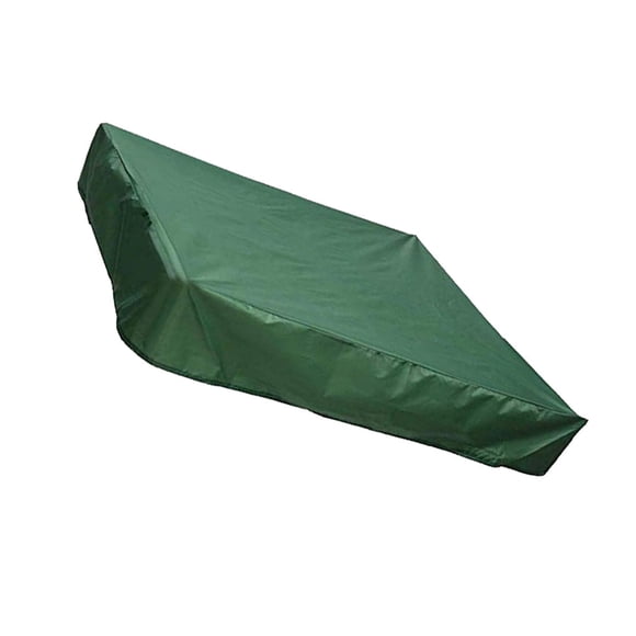 Toystoory Cubierta de caja de arena Caja de arena plegable Cubierta impermeable Patio de juegos al aire libre Caja de arena Protector de tela Oxford Jardín y Patio verde 200*200 CM Toystoory HA005076-04