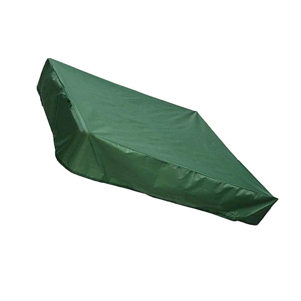Toystoory Cubierta de caja de arena Caja de arena plegable Cubierta impermeable Patio de juegos al aire libre Caja de arena Protector de tela Oxford Jardín y Patio verde 200*200 CM Toystoory HA005076-04