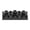 Black, variant on Suodoka 7 String Electric Guitar String Locking Nut, Adjustable Height Replacement Part, 42.5mm / 1.67 inches, Silver