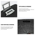 thumbnail image 3 of Kdxio Black Spider On Web Pattern Luggage Cover for Travel,Elastic and Durable,Fits 18-32 Inch,Anti-Scratch Suitcase Protector-No luggage included, 3 of 5